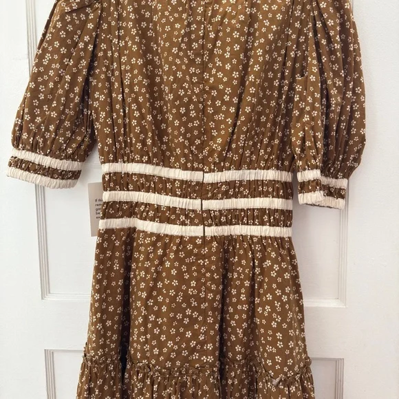 Bohme Brown Floral Dress - Picture 4 of 5